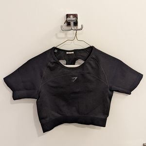 Gymshark - Ultra Seamless Crop Top - Black